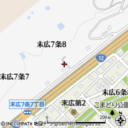 北海道旭川市末広７条周辺の地図
