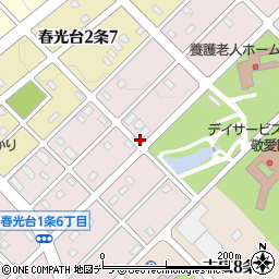 北海道旭川市春光台１条7丁目周辺の地図