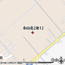 北海道旭川市永山北２条12丁目周辺の地図