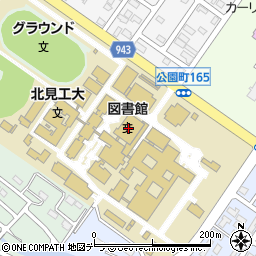 図書館周辺の地図