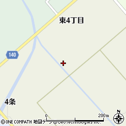 北海道当麻町（上川郡）４条東周辺の地図