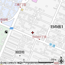 北海道網走郡美幌町日の出1丁目15周辺の地図