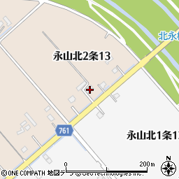 北海道旭川市永山北２条13丁目20周辺の地図