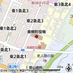 北海道網走郡美幌町周辺の地図