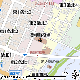 北海道網走郡美幌町周辺の地図