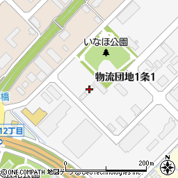 北海道日紅旭川支店倉庫棟周辺の地図