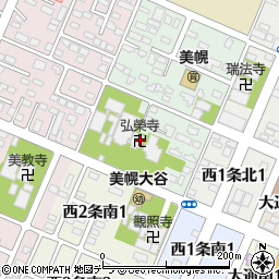 弘榮寺周辺の地図