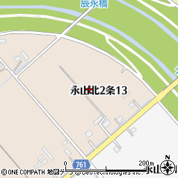 北海道旭川市永山北２条13丁目周辺の地図
