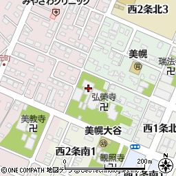 本妙寺周辺の地図