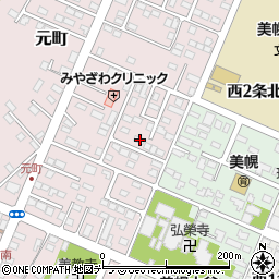 北海道網走郡美幌町元町9周辺の地図