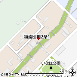 北海道旭川市物流団地２条周辺の地図