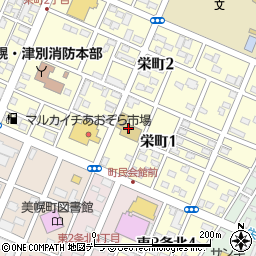 美幌藤周辺の地図