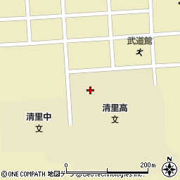 清里高校周辺の地図