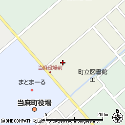 当麻　町民プール周辺の地図