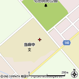 当麻町立当麻中学校周辺の地図