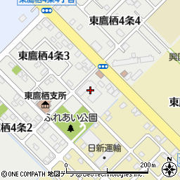 東鷹栖公民館周辺の地図