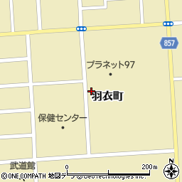 〒099-4405 北海道斜里郡清里町羽衣町の地図