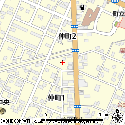 北海道美幌町（網走郡）仲町周辺の地図