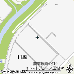 〒071-1251 北海道上川郡鷹栖町１１線の地図