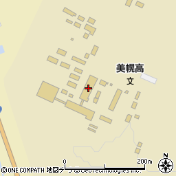 北海道美幌高等学校周辺の地図