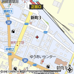 北海道網走郡美幌町新町周辺の地図