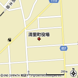 〒099-4400 北海道斜里郡清里町（以下に掲載がない場合）の地図