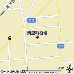 北海道清里町（斜里郡）周辺の地図