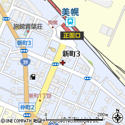 美幌駅前郵便局周辺の地図