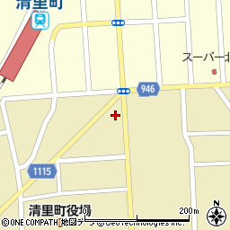 釧路信用組合清里支店周辺の地図