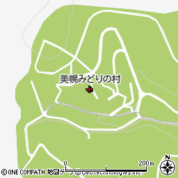 美幌みどりの村森林公園周辺の地図