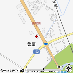 美幌自動車工業株式会社　工場周辺の地図