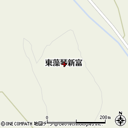 北海道網走郡大空町東藻琴新富周辺の地図