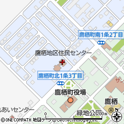 鷹栖町図書室周辺の地図