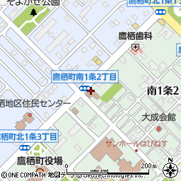 鷹栖郵便局周辺の地図