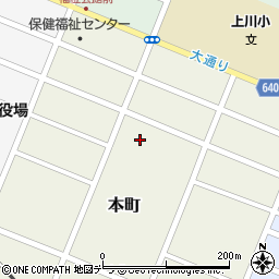 上川町役場上川町いきいきセンター　たいせつの絆周辺の地図