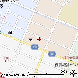 上川町役場　上川町かみんぐホール周辺の地図