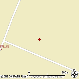 美幌町役場　報徳地区農作業準備休憩施設周辺の地図