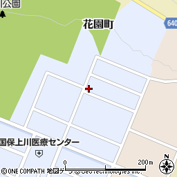 北海道上川郡上川町花園町195周辺の地図