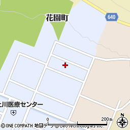 北海道上川郡上川町花園町193周辺の地図