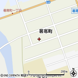 北海道増毛町（増毛郡）暑寒町周辺の地図