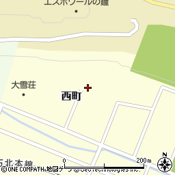 北海道上川郡上川町西町1周辺の地図