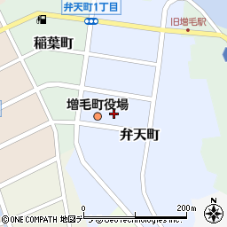 増毛町役場　建設課周辺の地図