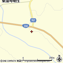 北海道網走郡大空町東藻琴明生273周辺の地図