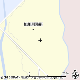 旭川刑務所企画部門・作業周辺の地図