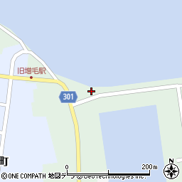 北海道増毛町（増毛郡）港町周辺の地図
