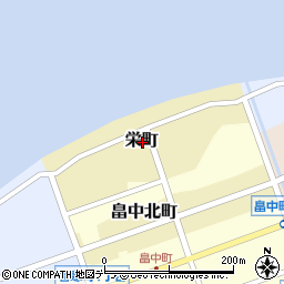 北海道増毛郡増毛町栄町周辺の地図