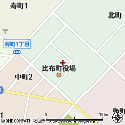 比布町役場　比布町教育委員会周辺の地図