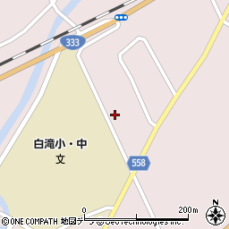 北海道紋別郡遠軽町白滝838周辺の地図