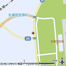 駅レンタカー女満別空港営業所周辺の地図