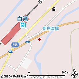 北海道紋別郡遠軽町白滝799周辺の地図